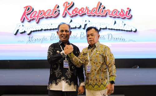 Wujudkan Netralitas ASN, Plt Bupati Asmar Hadiri Rakorwasdal BKN