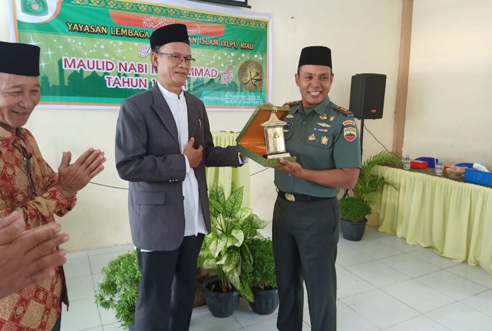 Peringati Maulid Nabi Muhammad SAW, YLPI Riau Hadirkan Dandim O313 Kampar Sebagai Penceramah