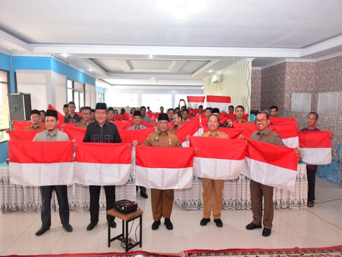 Sukseskan Pemilu 2024, Pemda Kampar Gelar Penyuluhan Kerukunan Umat Beragama dan Bagikan 10 Juta Bendera