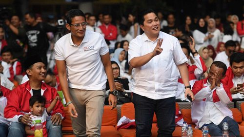 Setelah Ahok, Erick Thohir Berharap Sandiaga Uno Mau Bergabung dan Bantu BUMN