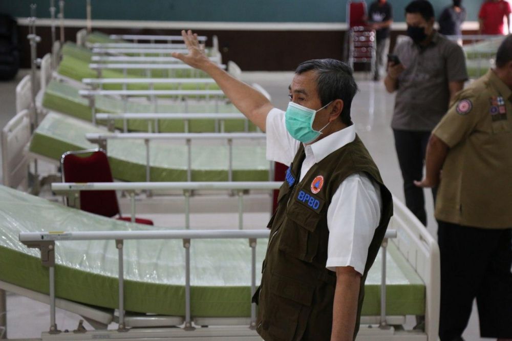 Gubri Tinjau Kesiapan Gedung BPSDM sebagai Tempat Karantina Mahasiswa Riau dari Luar Negeri