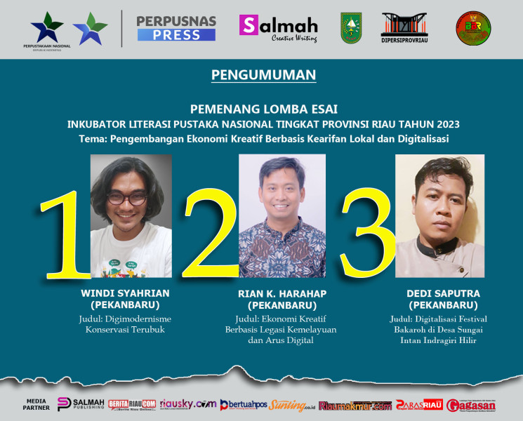 Pengumuman! Ini Pemenang Lomba Esai ILPN Riau Tahun 2023