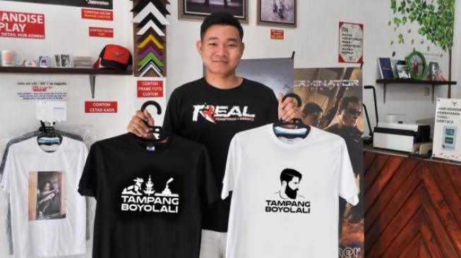 Gara-gara Prabowo, Baju Kaus Tampang Boyolali Jadi Laris-Manis, Segini Harganya, Mau?