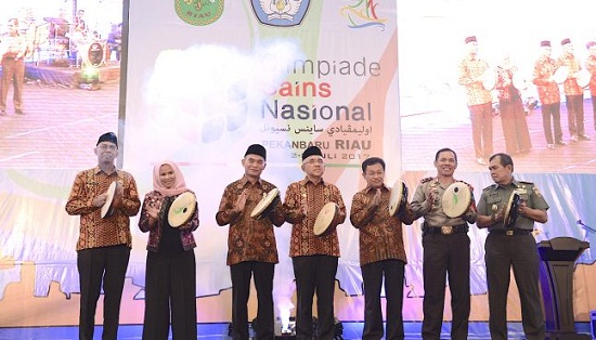 OSN XVI 2017 Riau: Mendikbud Puji Kualitas Pendidikan Riau