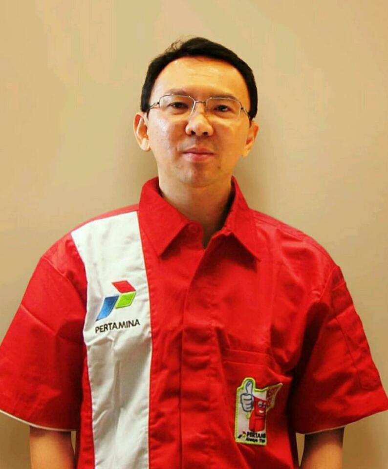 Haboh! Beredar Foto Ahok BTP Pakai Seragam Pertamina, Kabarnya Lagi Fitting Baju