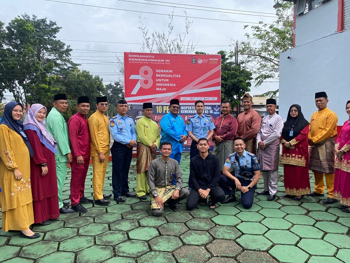 Lapas Teluk Kuantan Gelar Apel Pelepasan Pegawai pinda Tugas M. Rafi