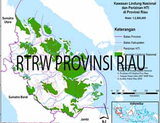 4 Februari, RTRW Riau Dibahas Bersama Empat Menteri