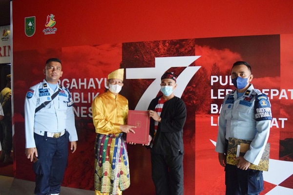 Remisi Hari Kemerdekaan, 18 Warga Binaan Rutan Pekanbaru Bebas