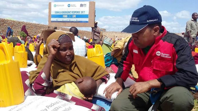 Sambut Puasa PKPU HI Salurkan 115 Ton Makanan untuk Ribuan di Somalia