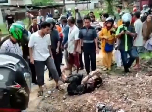 Sadis, Suami Bakar Istri  Yang Sedang Tertidur  di Dumai, Korban Meninggal Dunia...