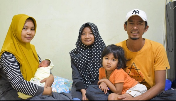 Fanatik Andi-Suhardiman, Anak Ini Diberi Nama Asa