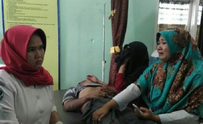 Tiga Motor Tabrakan, Penjaga SMPN 1 Pasir Penyu Inhu Tewas dengan Luka Parah di Kepala