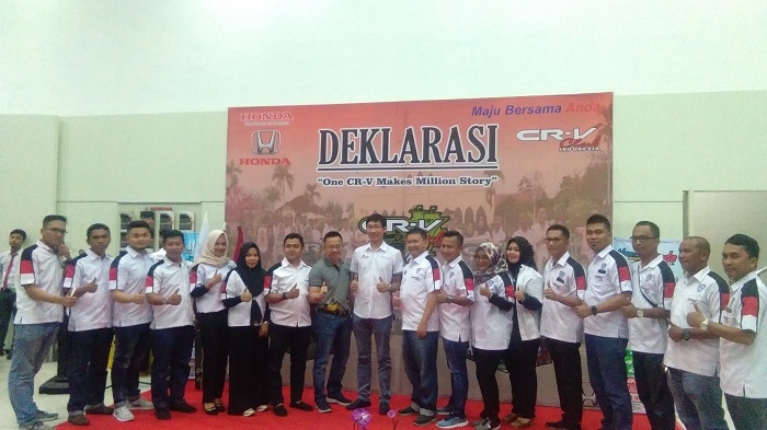 Sempena Showroom Event Honda Soekarno Hatta, Pengurus CR-V Club Indonesia (CCI) Chapter Riau