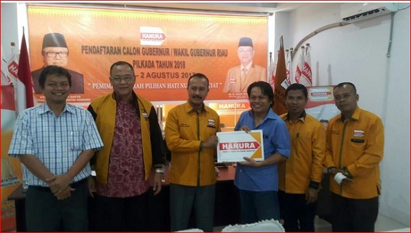 Daftar ke Hanura Riau, Ini Alasan LE Maju Lagi di Pilgubri 2018
