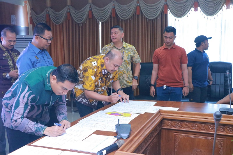 Pemko Pekanbaru Tandatangani RDTR Kawasan Marpoyan Damai