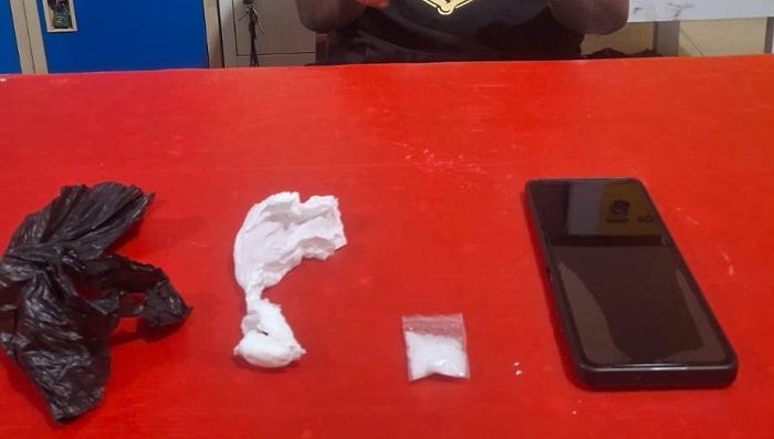 Tim Mata Elang Polres Kuansing Amankan Pelaku  Narkotika di Sentajo