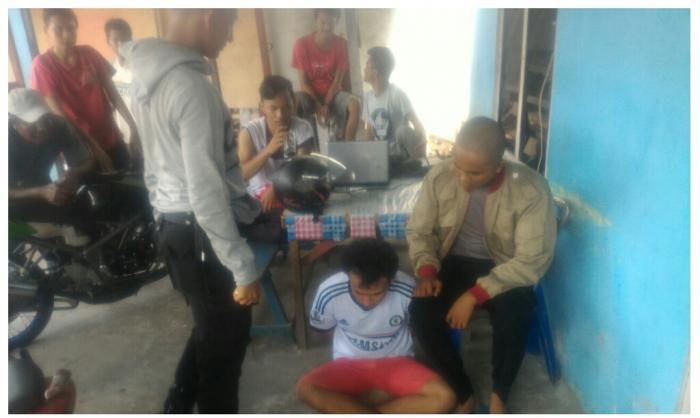 Berusaha Kabur, Maling HP di Sungai Teras Dumai Nyaris Jadi Bulan-bulanan Massa