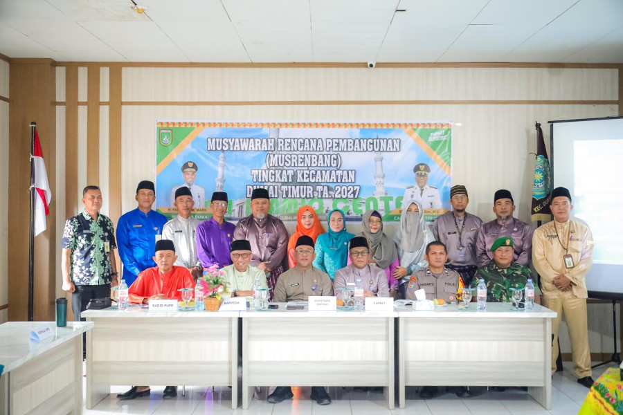 Musrenbang Kecamatan Dumai Timur Proyeksikan Pembangunan Yang Berkelanjutan