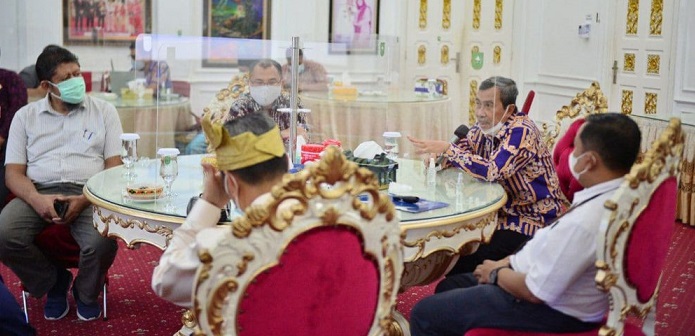 Bertemu Gubri, Rektor Unilak dan Direktur PCR Bahas Mitigasi Sistem PPDB Riau 2021