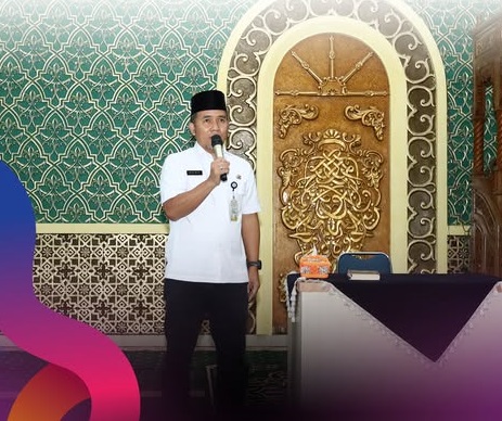 Sambut Bulan Suci Ramadhan Diskominfo Siak Gelar Tausiah di Masjid Ash-Shomad