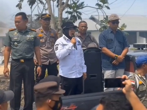 Pasca-Pembakaran PT SSL, Kapolres dan Bupati Siak Imbau Warga Tetap Tenang