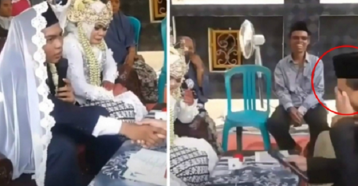 KOCAK...Sudah Jabat Tangan dengan Penghulu, Pengantin Pria Tiba-tiba Tinggalkan Prosesi Ijab Kabul