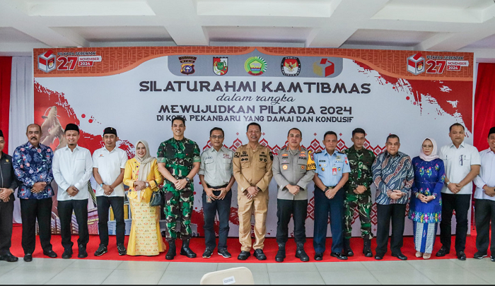 Ciptakan Pilkada Damai, Sekdako Pekanbaru Silaturahmi dengan Paslon Wali Kota