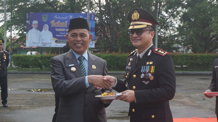 Pj Bupati Inhil Herman Hadiri Upacara Hari Bhayangkara Ke-78