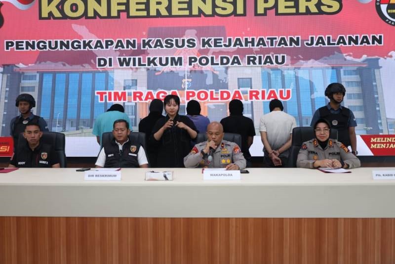 WADUH...8  Pelaku Kejahatan  Geng Motor Yang Meresahkan Warga Srikandi Dibekuk Polisi, Seluruhnya Pelajar...