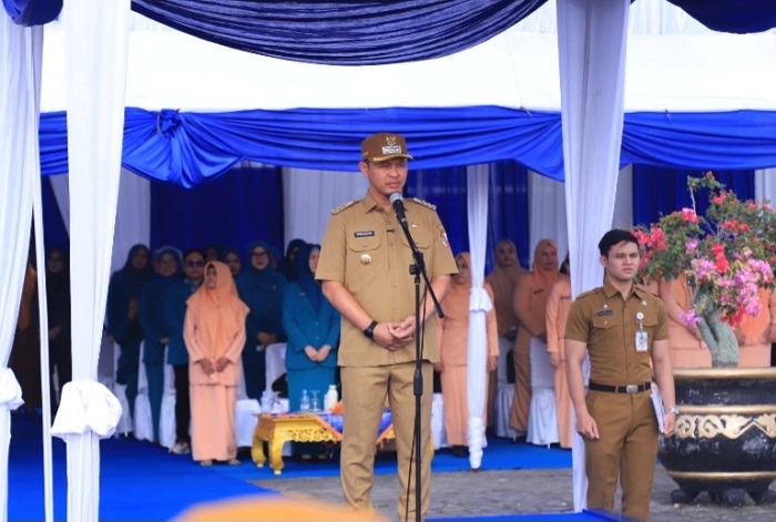 Wali Kota  Pimpin Apel Perdana Pemko Pekanbaru