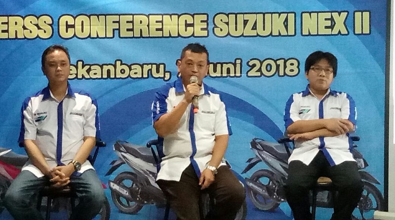 Usung Tagline #KerenCaraBaru, Suzuki Launching NEX II di Pekanbaru