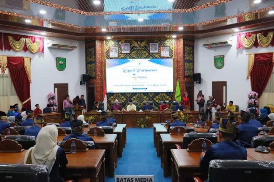 Rapat Paripurna Hari Jadi ke-27 Kota Dumai