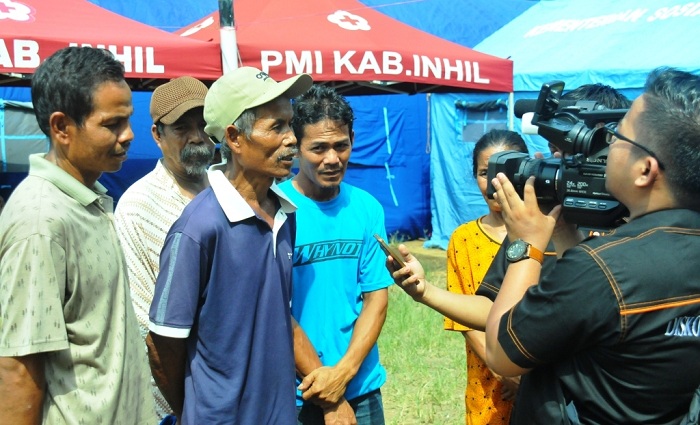Dibantu dan Diperhatikan, Korban Banjir di Tempuling Apresiasi Pemkab Inhil