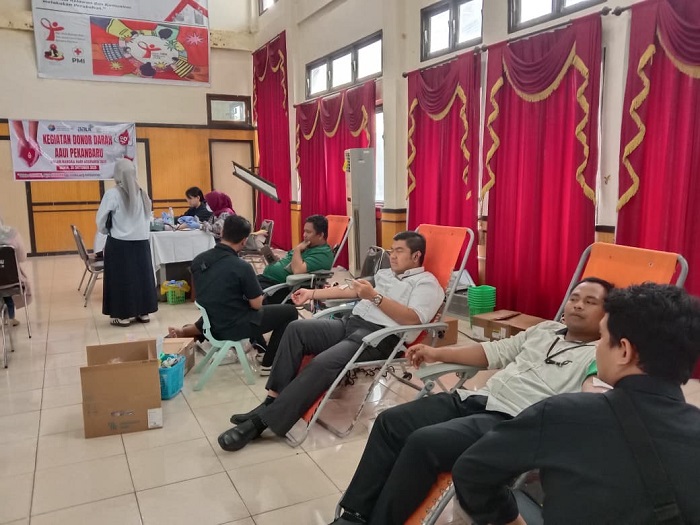 AAUI Cabang Pekanbaru Gelar Bakti Sosial  Donor Darah