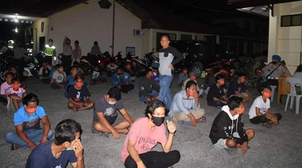 Keluyuran Malam Hari, 61 Pemuda di Siak Digeruduk Tim Gabungan Pemkab dan Kepolisian