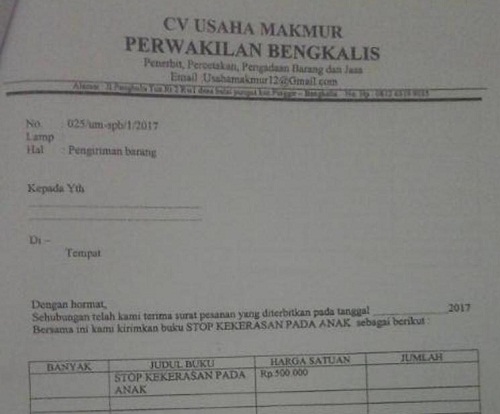 GILA, di Bukitbatu dan Siak Kecil, Buku Stop Kekerasan Terhadap Anak Dijual RP500 Ribu