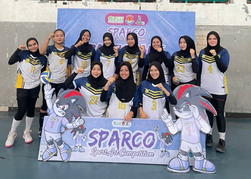 Tim Voli Putri UMRI Raih Juara 2 se-Sumatera di Ajang SPARCO 2025