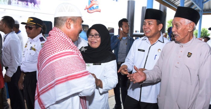Alhamdulillah.. Jamaah Haji Bengkalis Tiba Siang Tadi...