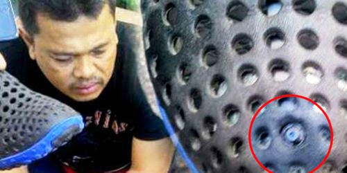 Si Cewek Tak Sadar Diintip, Astaga di Sepatu Pria Ternyata Ada...