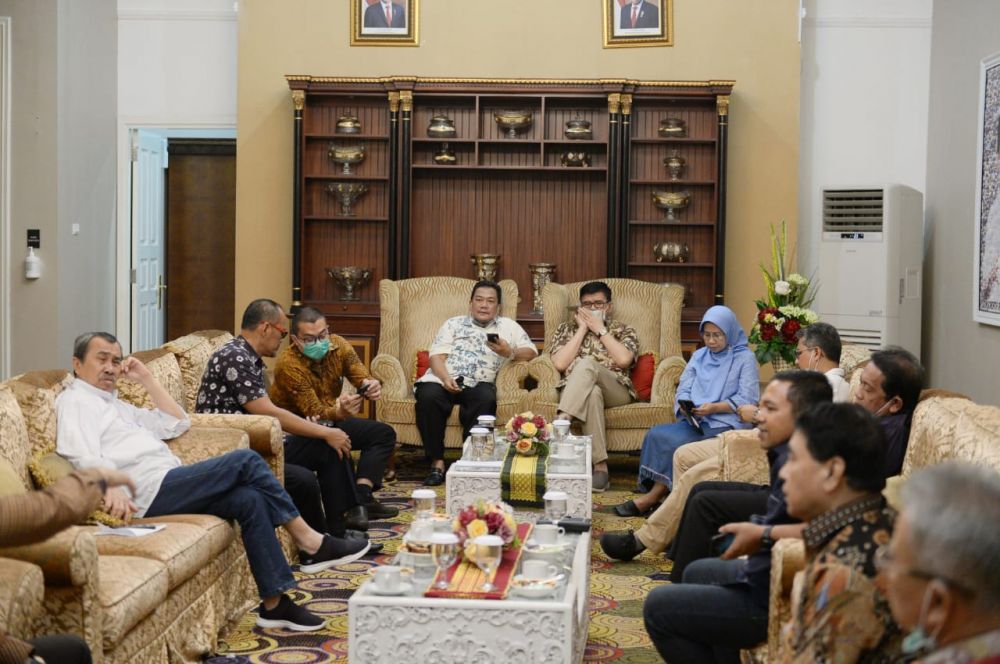 Bahas Penanganan Virus Corona, Gubri Terima Kunjungan DPR RI Dapil Riau