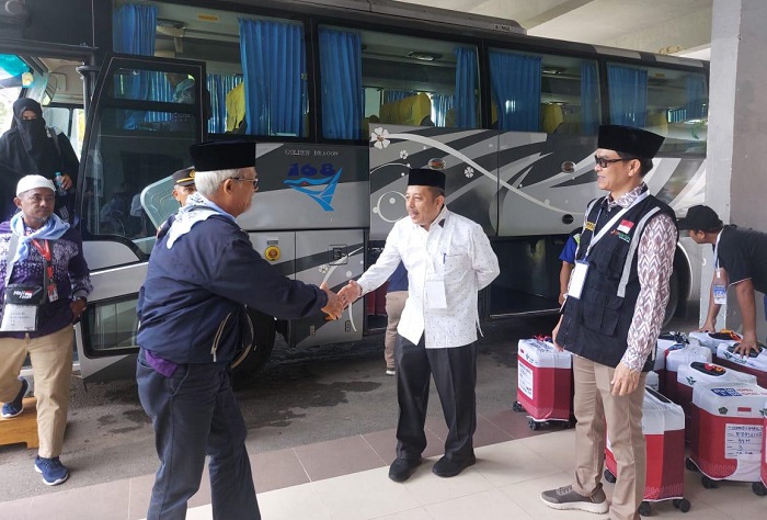 437 Jemaah Calon Haji Asal pekanbaru Sudah Tiba di Batam