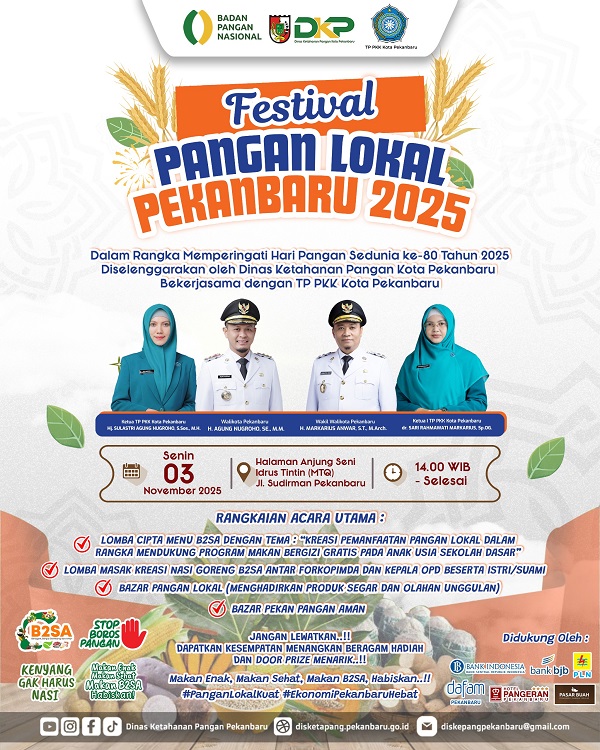 Festival Pangan Lokal,  DKP Targetkan Menu Sehat  Dukung MBG