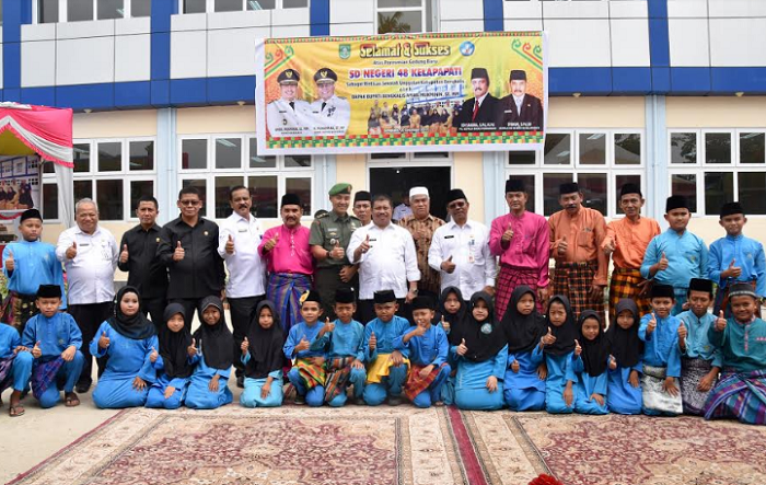 Bupati Amril Resmikan Gedung Baru SDN 48 Kecamatan Bengkalis