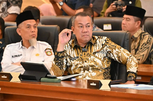 Rakor dengan Wamendagri, Wakil Bupati Muzamil Sampaikan Penyebab Tingginya Inflasi di Kepulauan Meranti