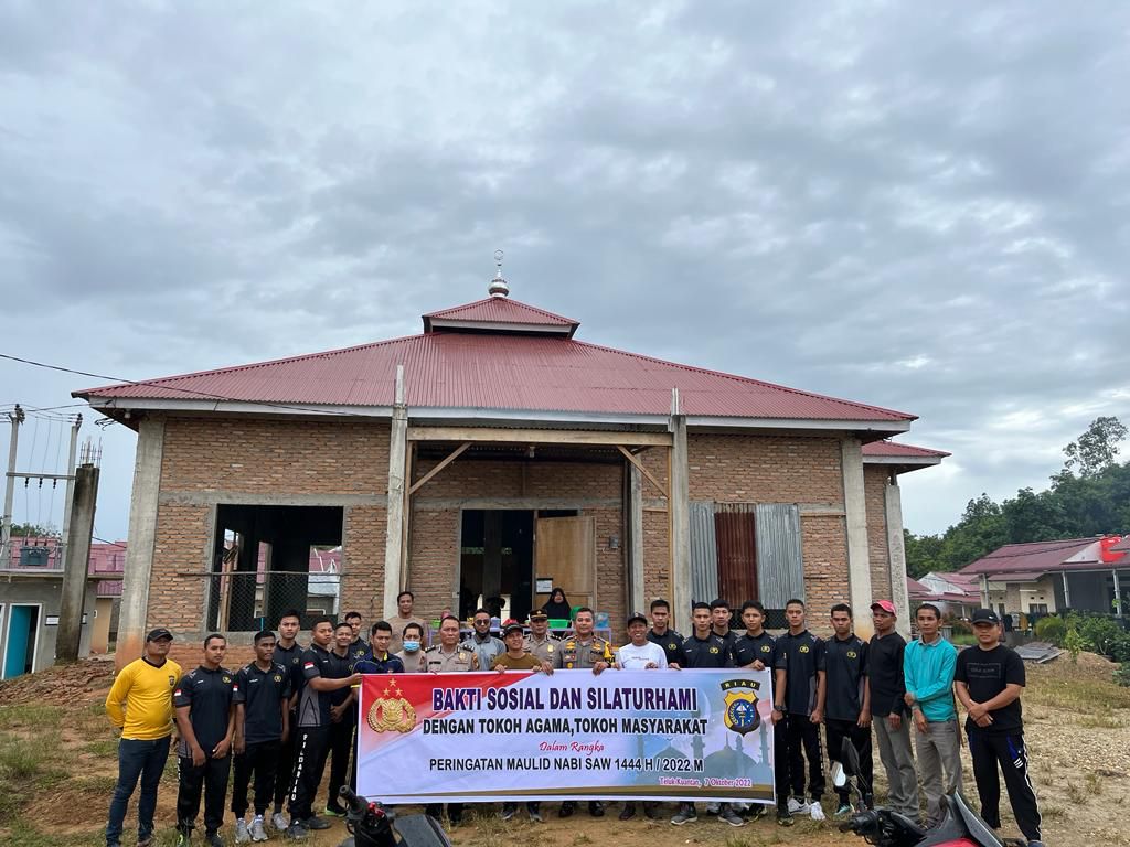 Polres Kuansing Bakti Sosial serta Silaturahmi dengan Tokoh Agama dan Masyarakat