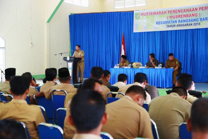 BUKA MUSRENBANG, Plt Sekda Meranti Optimis Pembangunan Bakal Berjalan Optimal