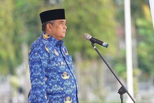 Gubernur Riau Edy Natar Mengajak Masyarakat Semangat Bela Negara Tingkatkan Rasa Cinta Tanah Air