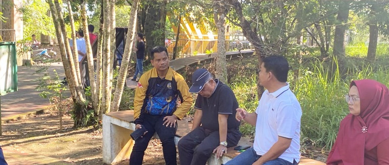 Wakil Bupati Rohul Intruksikan Atasi Sampah di Sekitar Taman Hutan Kota Pasir Pengaraian