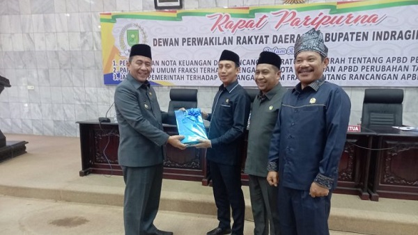 Wakil Bupati Junaidi Sampaikan Nota Perubahan, APBD Inhu Dipatok Rp1,47 Triliun