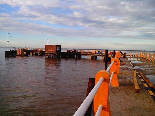 WADUH...Dermaga Baru Air Putih Baru Bisa Dimanfaatkan Saat Pasang, Ini Kekecewaan Bupati